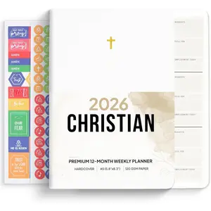 2026 Christian  & Prayer Journal | Strengthen Your Relationship with God and  Navigate His Path for You | Daily  w/ Verses, Prayer Prompts, & Habit  (White)