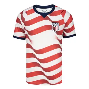USA Soccer V-Neck Jersey, WC 2026 Jersey, USA WC Jersey, For Soccer Fans