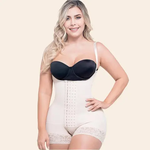Postpartum Natural-birth Faja Open bust Short length & Medium compression | Stage 2 Sonryse 066BF
