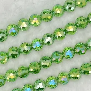 【CC】【Disco Ball】10mm  Crystal Beads Strand for DIY Jewelry Making