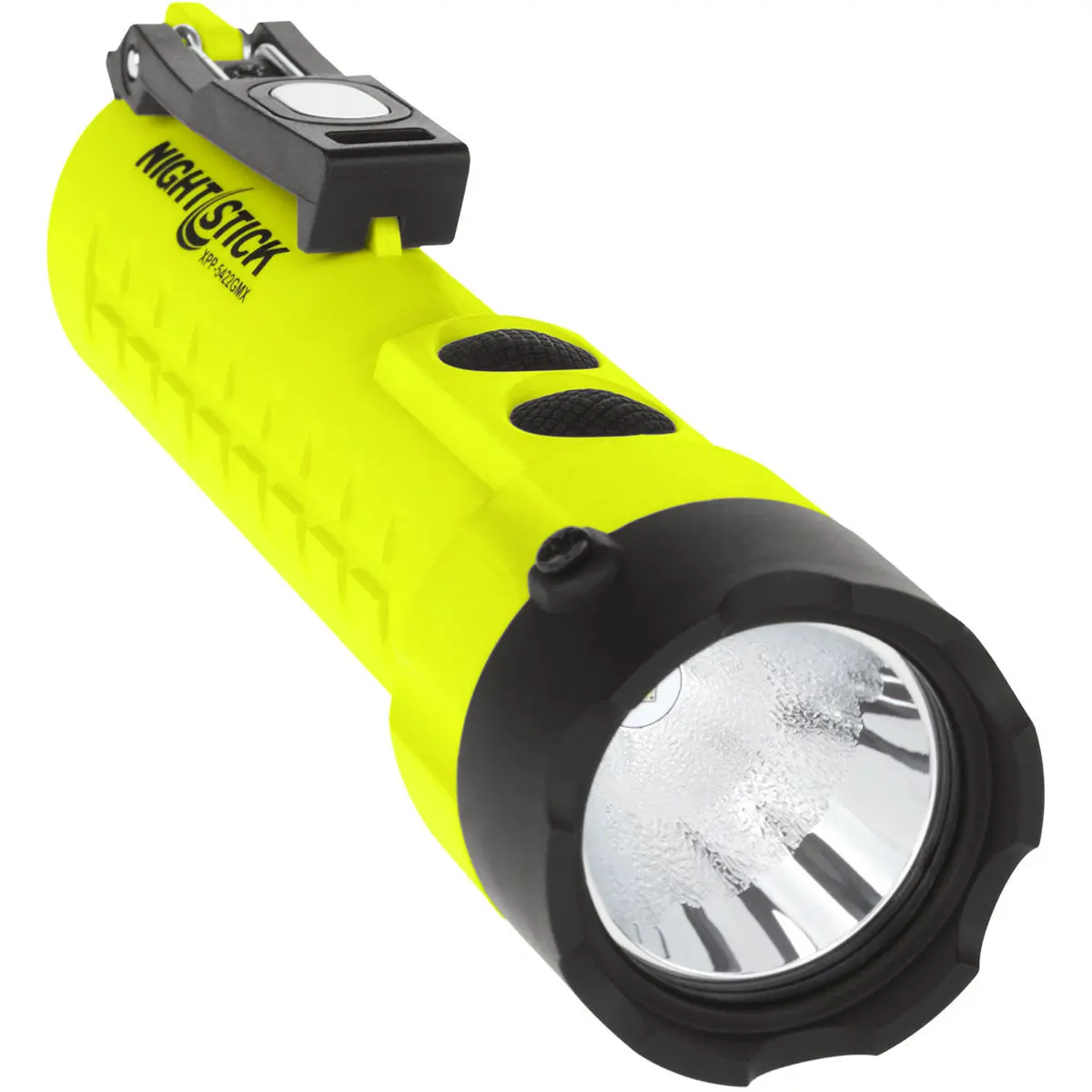 Nightstick XPP-5422GMX X-Series Intrinsically Safe Dual-Light Flashlight with Dual Magnets, 210 Lumens, ANSI IP-67 Dustproof/Waterproof, Green/Black