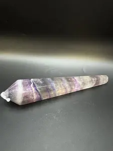 Rainbow Fluorite Crystal Wand