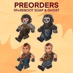 FPS Inspired Military Character Keychains || Acrylic Keychain