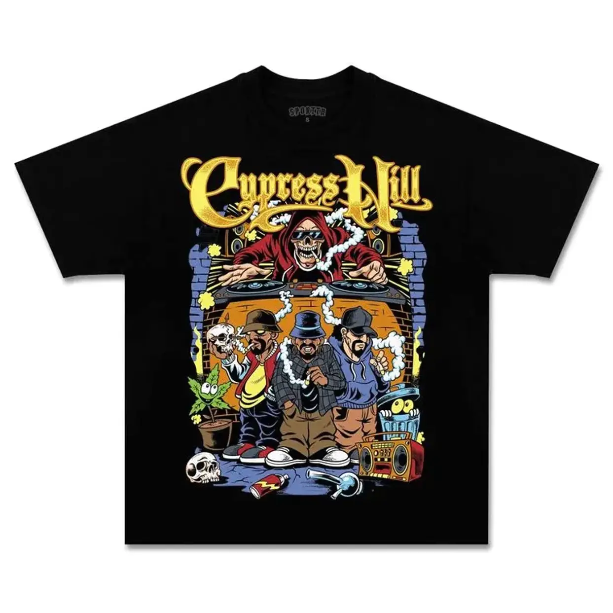 Cypress Hill Vintage Graphic T-Shirt – Classic Hip-Hop Rap Group Tee for Fans, Pop Culture Music Cotton Top, Perfect Gift for Music Lovers