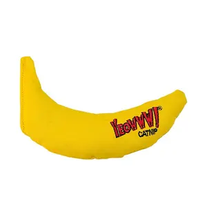 Yeowww! Catnip Toy, Yellow Banana - Elegant Design, Soft Material, Ideal for Cat Loves, Fun and Interactive Treat