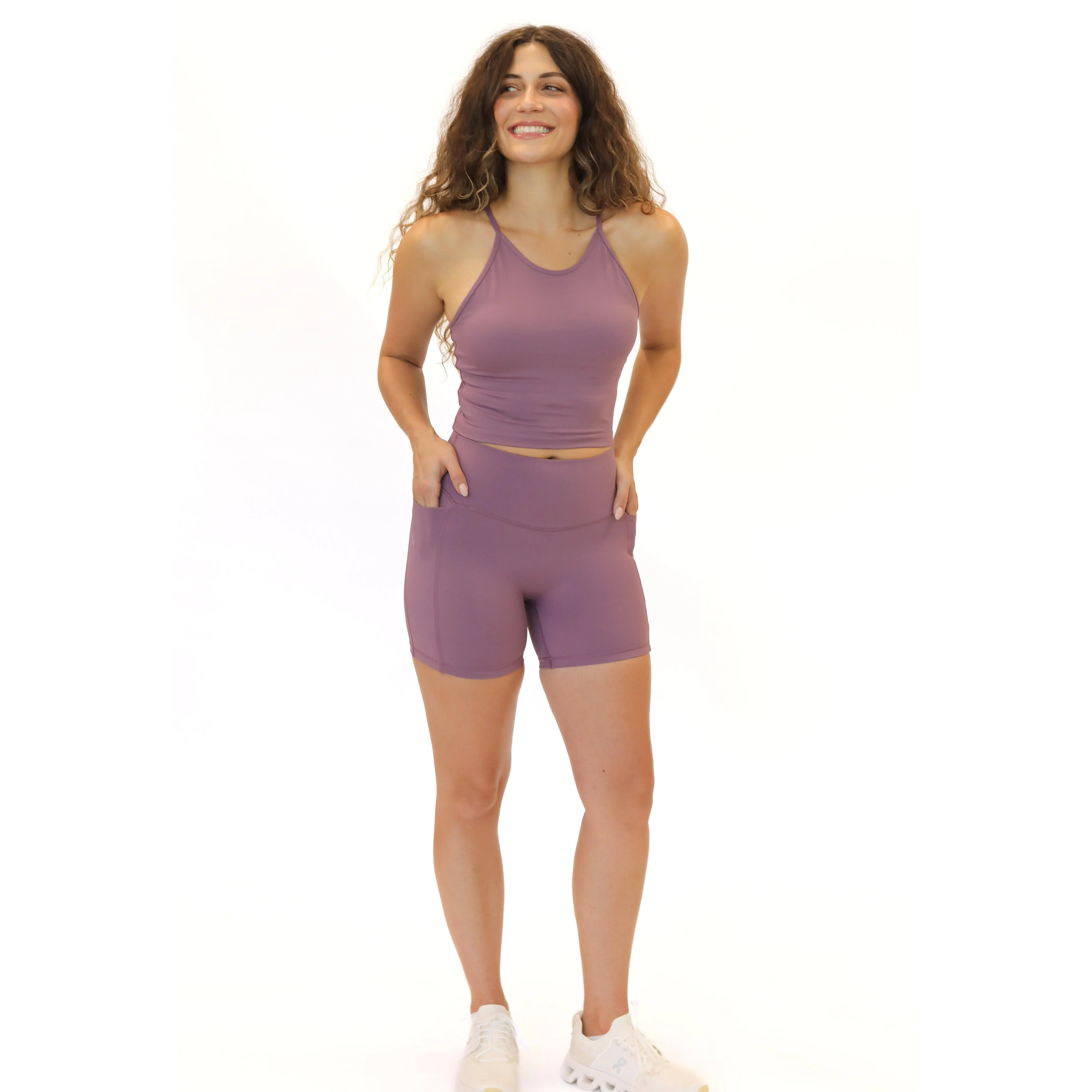 Lux Boost Shorts (5") - Hazy Lilac