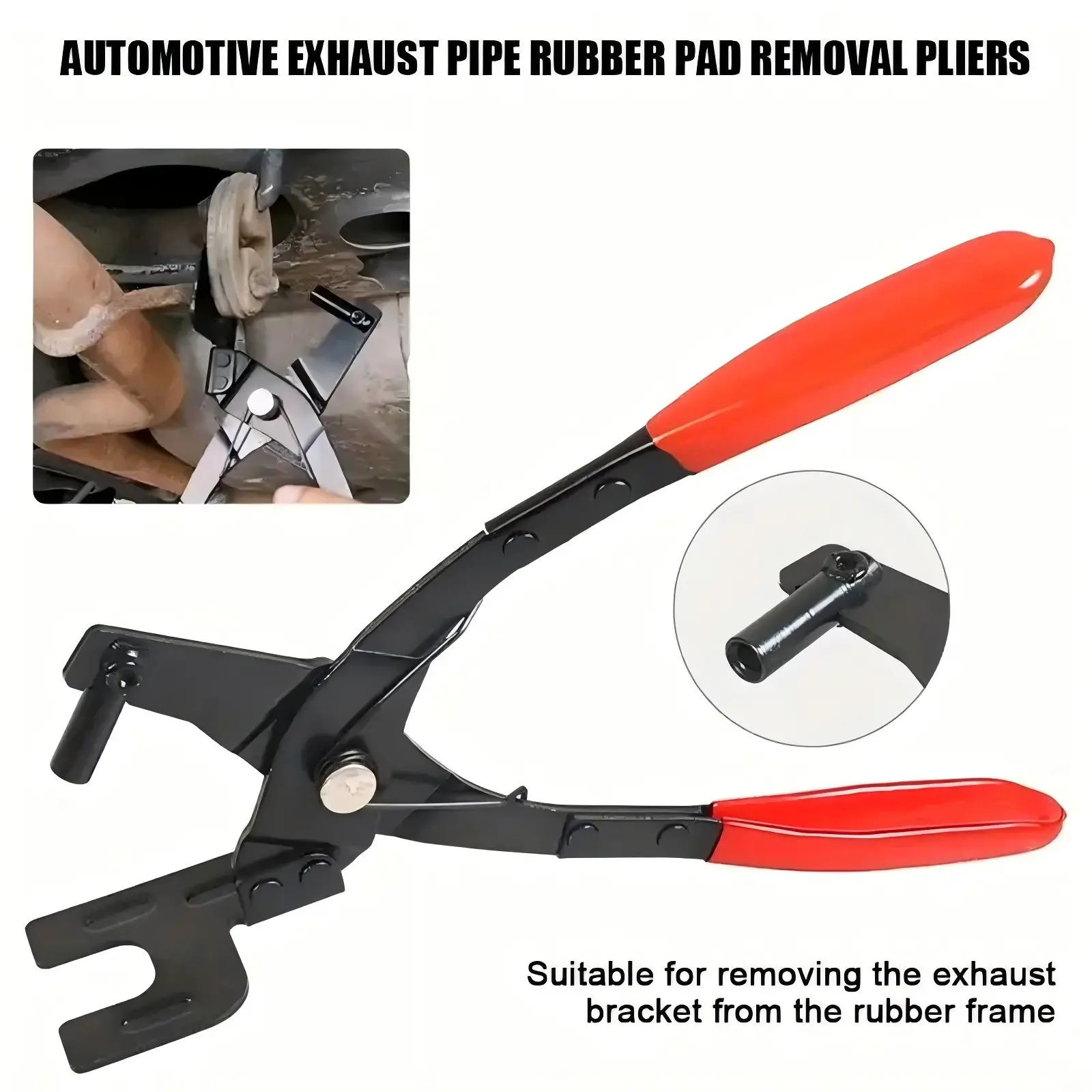 Car Exhaust Hanger Removal Plier, Car Exhaust Rubber Pad Plier, Manual Car Body Repair Tool, Professional Car Repair Hand Tool, Automotive Tools