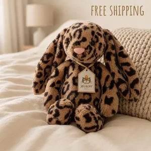 This Jellycat Leopard Bunny is TOO CUTE to Handle