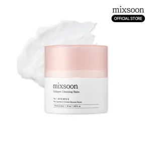 [mixsoon Official Shop] Collagen Cleansing Balm 1.69 fl.oz / 50ml - One-step Cleansing Balm that Effortlessly melts away makeup and impurities, Korean Skincare for Glass Skin
