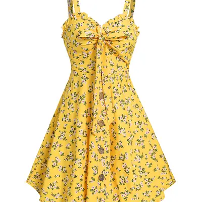 Kohaku Yellow Dress - TikTok Shop
