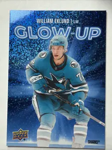2025-26 Upper Deck Series 2 Glow-up Speckle William Eklund