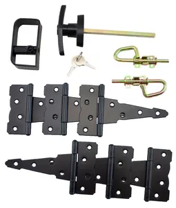 Shed Windows and More Double Door Hardware Kit 5" Colonial Hinge Loop Barral Bolt and Screws