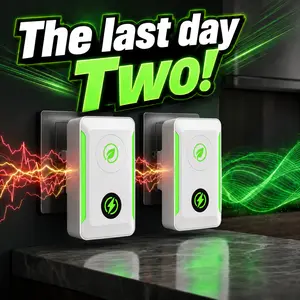 US Standard Plug Energy Saving Power Savers (2-Pack) - Home Electricity Bill Reducer, Voltage Stabilizer, Equipment Protector, Father's Day Gift for Home Socket Use
