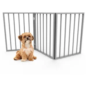 Petmaker Pet Gate 3-Panel 54" Indoor Foldable Fence