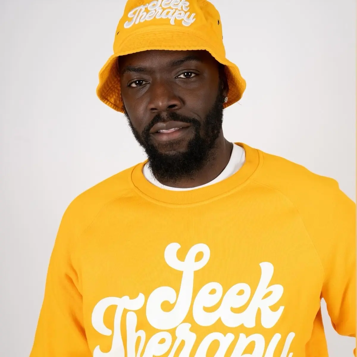 Seek Therapy Golden Yellow Crewneck Sweatshirt - TikTok Shop