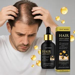 Hair Growth Serum with 5% Minoxidil & Biotin, 60ML Scalp Treatment for Thicker Fuller Hair, Hair Regrowth Serum for Men & Women