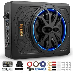 2026 Slim 10Inch 1200W Under Seat Subwoofer for Halloween Car Audio