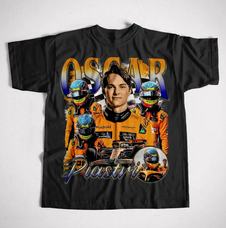 Retro Oscar Piastri Vintage T-Shirt, Gift For Woman and Man Unisex T-Shirt