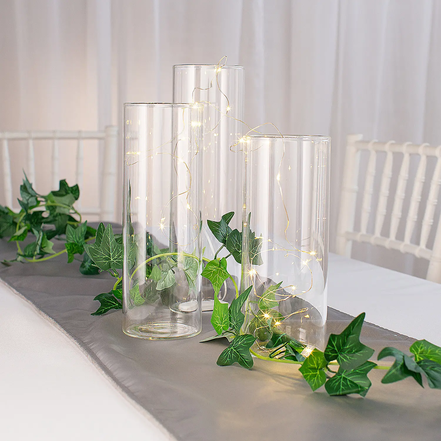 Grey Centerpiece Decorating Kit – 17 Pc.