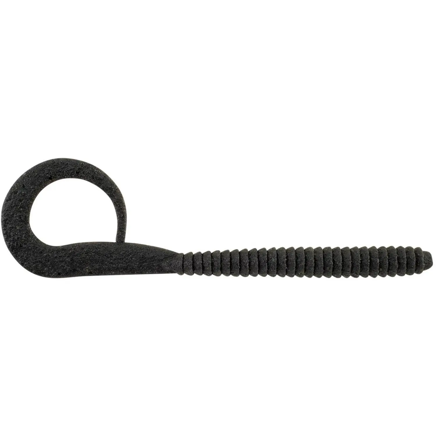 Berkley PowerBait MaxScent Kingtail Worm Fishing Gear - 8 in, Ribbed Body, Long Tail, Natural Matte, Life-Like, 6 per Pack, Easier Hook-Ups for Freshwater Enthusiasts, Deep Fishing Equipment