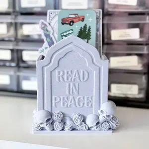 3D Printed Tombstone Bookmark Holder