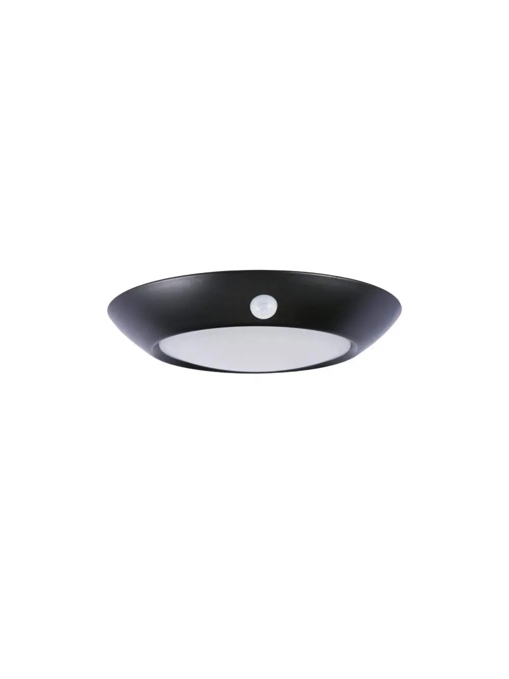 Amax Lighting LED-4LM-BLK 4 in. LED Disc Light - Black & White Opal Diffuser - 3000K
