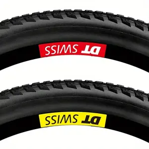 9-Piece DT SWISS Mountain Bike Wheel Sticker Decal for 29 Motorcycle Wheels, Side Panels, Fuel Tanks, Car Rear Bumpers - Bold Black and Red Design Ideal for Outdoor Use