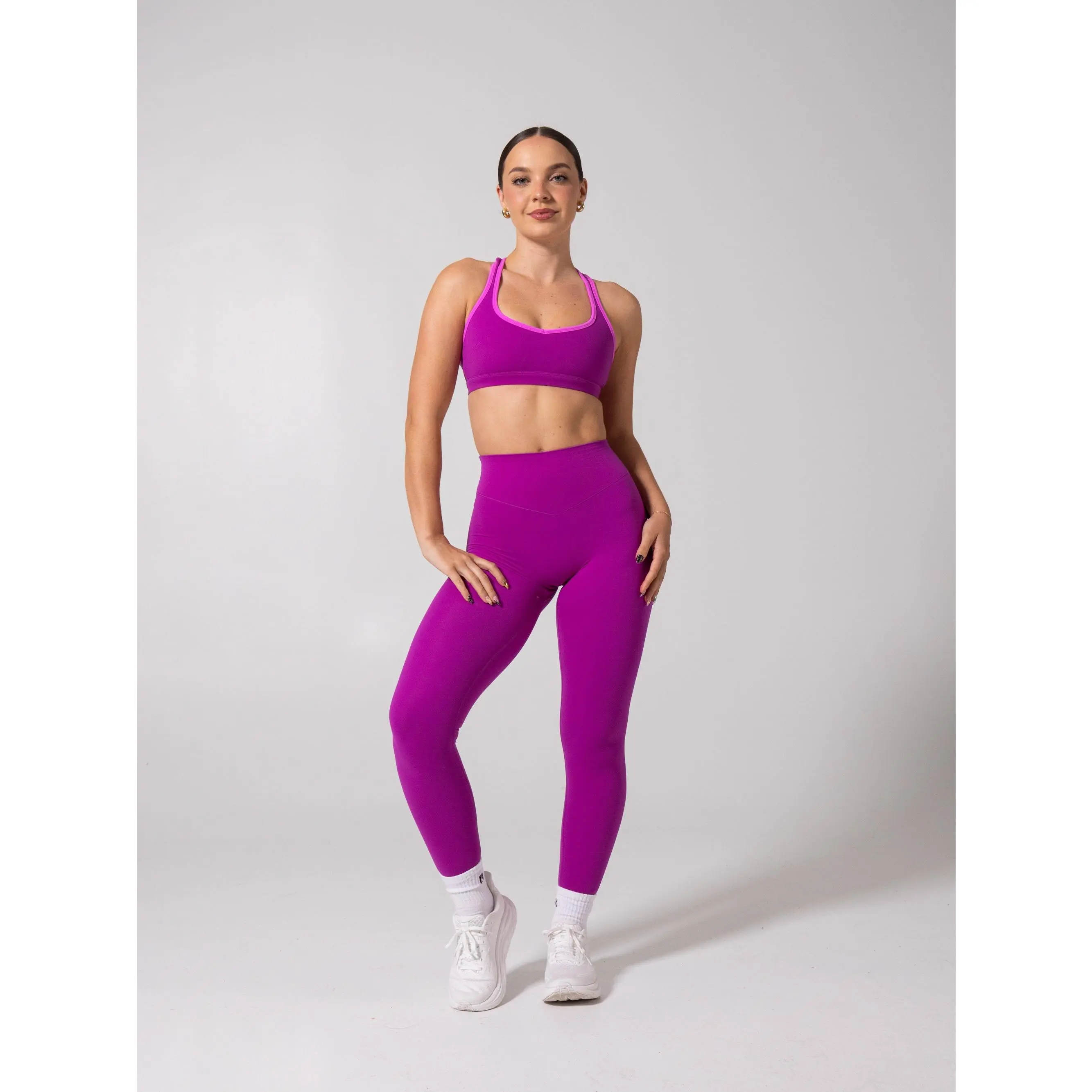 Micro Legacy Legging - Grape Juice