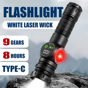 2024 Upgraded Ultra Bright Tactical LED Rechargeable Flashlight with 5+4COB Lighting Modes, Durable Aluminum Alloy Head, Long-Lasting Endurance for Outdoor Hiking, Camping and Gift Ideas, Hunting Multipurpose Rechargeable spotlight flashlight