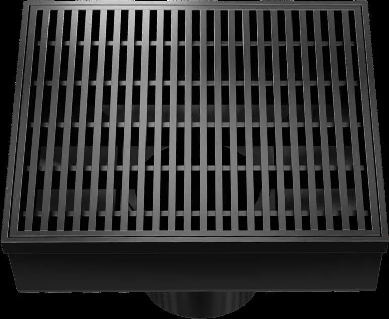 QM Drains 33.700.04 Delmar Series 4" Square Drain