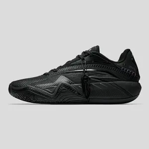 ANTA MEN KAI 3 Triple Black Kyrie Irving Basketball Shoes Rebound Cushioning High Performance