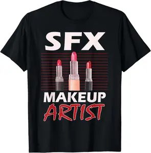 100% Cotton SFX Makeup Artist Makeup Artist Level Up T-Shirt