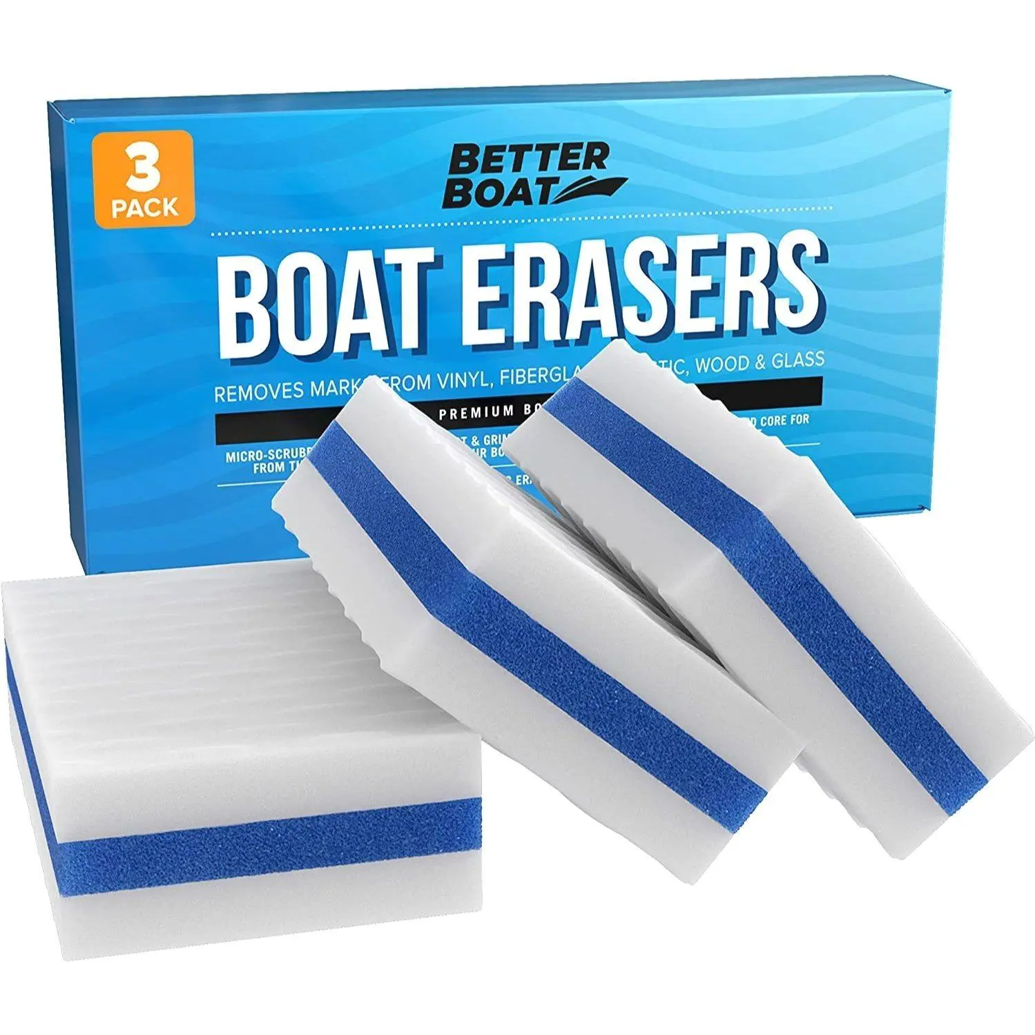 Boat Scuff Erasers Boating Accessories Gifts for Cleaning Boat Accessories Pontoon Fishing Jon Boats Decks Vinyl Boat Cleaner Hull Cleaner