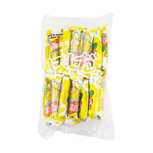 Pei Tien Taiwan Corn Snack Sticks - Creamy French Corn Soup Flavor, 200g - Crispy Grain Rolls for Snacking