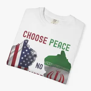 Free iran shirt, Choose Peace tee, No More War Tee, Anti War Graphic T-Shirt, Peace Shirt, Humanitarian Gift, Unity Shirt, iran usa shirt JT0