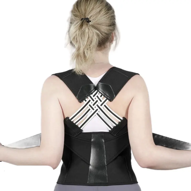AlignFix Posture Corrector. Adjustable Back & Shoulder Support for Men & women