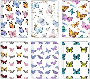 60 Pieces Diamond Painting Release Paper Butterfly Style Single Side Release Sheets Decorative Paper Cover Replacements for 5D Diamond Art Tool (10.5x7.4cm)