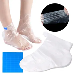100/200pcs Thicken Foot Cover, Leak-Resistant Design with Fixing Stickers, Suitable for Home, Salon and Travel - Softening and Smoothing at Night for All Day Wear, Comfortable Design, Foot Care Product