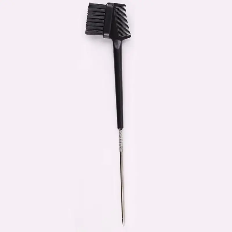 3-in-1 Edge Control Brush with Comb & Styling Tip for Baby Hair, Edges, Braids & Lace Wigs