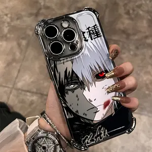 New Hot Anime Tokyo Ghoul Phone Case Suitable for Iphone 17, 16E, 16, 15, 14, 13, 12, 11 Mini, Pro, Max, Air, X, XR, XSMAX, 8, 7 Plus, Shockproof Transparent Soft Back Cover.