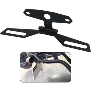 Motorcycle License Plate Bracket,Adjustable Butterfly Motorcycle License Plates Holder for Licenses Plate Tail Light Fixing,Universal Motorcycles Accessories Motorcycles Plates Mount