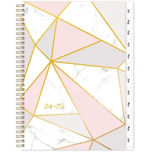 2024-2025 Planner - Planner 2024-2025 Daily Weekly and Monthly, 9” × 11”, Planner 2024-2025 from JULY 2024 to JUNE 2025, Inner Pocket, Monthly Tabs, Twin-wire Binding, Make Your Life Productive