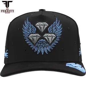FERRETI HATS PREMIUM FT165 Diamantes Baseball Cap For Men