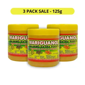 3 Pack MARIGUANOL Balsamo extra fuerte 125g Reforzado - Antioxidant Gel Supplement Reuma Pomade joint pain flexi