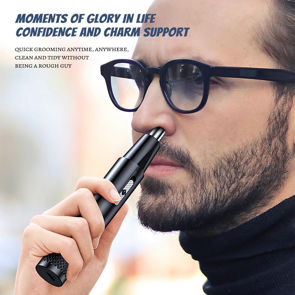 2-in-1 Rechargeable Hair Trimmer, Men's Ear and Nose Hair Trimmer, Eyebrow & Nose Hair Clippers, Easy to Clean,Perfect Christmas & New Year Gift ldea 2-in-1 Rechargeable Hair Trimmer, Men's Ear and Nose Hair Trimmer, Eyebrow & Nose Hair Clippers, Easy to Clean,Perfect Christmas & New Year Gift ldea