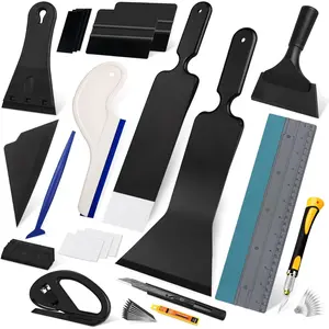Window Tint Kit & Vinyl Wrap Tool Windshield  Window Tinting Tools with Bulldozer  Scrubber Paddle,Film , Scraper for  Wrapping,Vinyl Film Installation Tint Kit