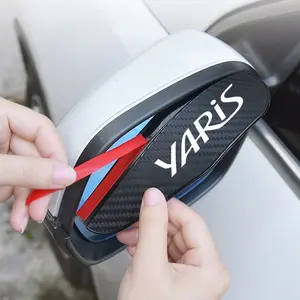 For Toyota Yaris Car Rearview Mirror Rain Shield, Automotive Accessories, Durable Design, Easy Installation, Perfect Fit