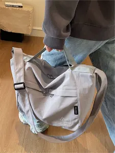 Relaxed and lazy shoulder bag, back-to-school season backpack, Casual Travel Backpack, large-capacity handbag and messenger bag, zipper closure, suitable for campus, student commuting, shopping, leisure travel, and daily accessories