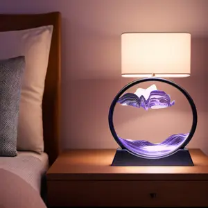 7-inch round flowing sand ornaments, water feature decorations, suitable for most places, can be placed in living rooms, bedrooms, water features, office desks, computer desks, etc