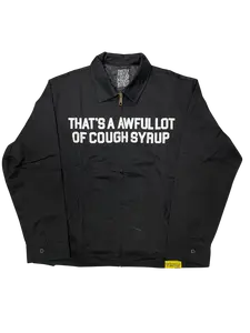 THATS AN AWFUL LOT OF COUGH SYRUP BLACK JACKET
